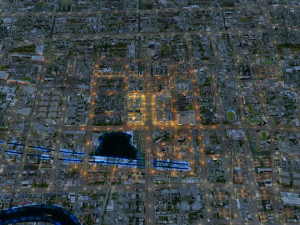 city night scene 3D Model