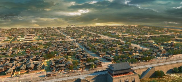 ancient city 3D Model .c4d .max .obj .3ds .fbx .stl .blend 
