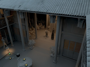 ancient construction Model 3D
