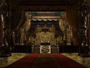 宫殿内部 3D 模型