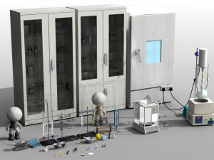 chemical instrument 3D 모델