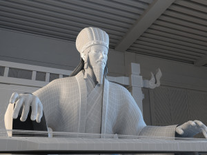 zhu geliang Modelo 3D