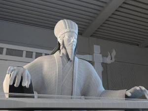 zhu geliang 3D Model