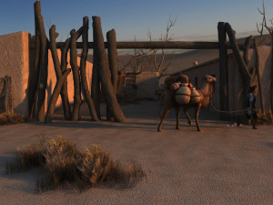 desert inn 3D Модель