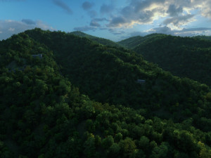 gazebo in the mountain Modelo 3D