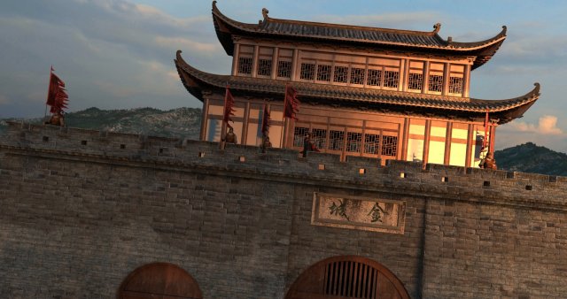 ancient army Model 3D .c4d .max .obj .3ds .fbx .stl .blend 