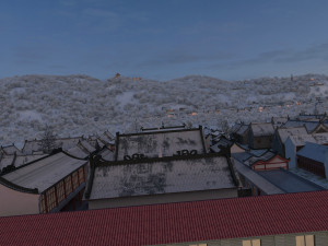 taoist temple 3Dモデル