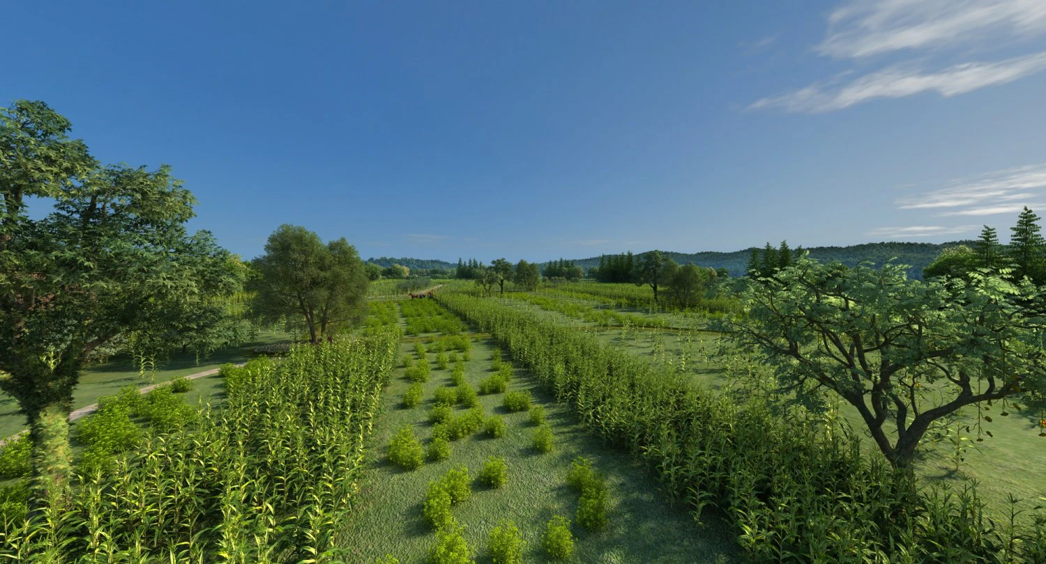 northeast rural 3D Model .c4d .max .obj .3ds .fbx .stl .blend 