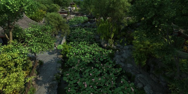 garden 3D 모델 .c4d .max .obj .3ds .fbx .stl .blend