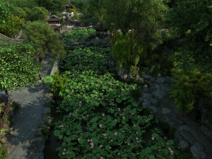 garden 3D 模型