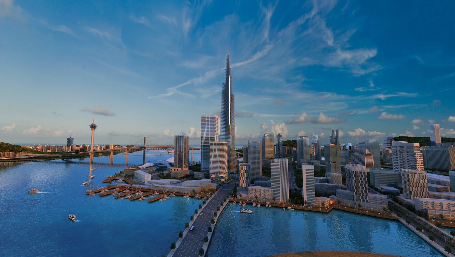 island city 3D Model .c4d .max .obj .3ds .fbx .stl .blend 