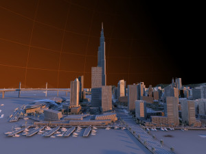 island city 3D Модель