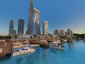 island city 3D Model