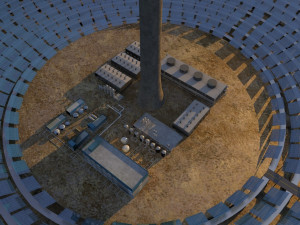 high voltage tower 3D Model