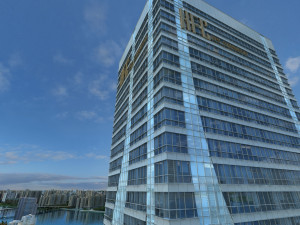 island city Modelo 3D