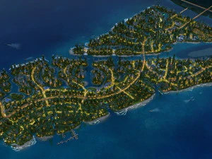 island city 3D Model