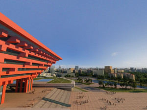 expo pavilion 3D Model
