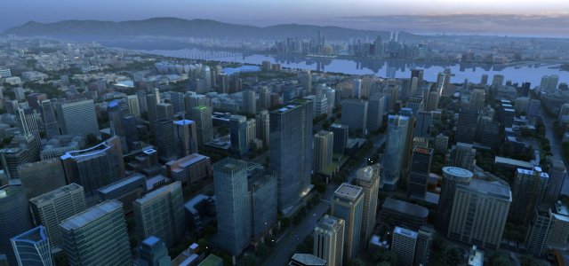 city building Model 3D .c4d .max .obj .3ds .fbx .stl .blend 