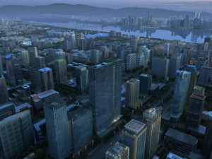 city building Model 3D
