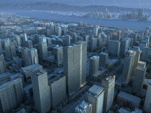 city building Model 3D
