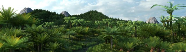 rain forest 3D Model .c4d .max .obj .3ds .fbx .stl .blend 
