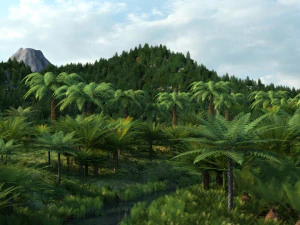 Regenwald 3D Modell