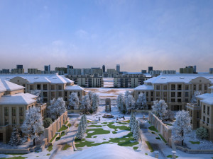 snow scene 3Dモデル