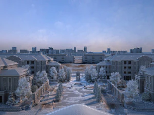 snow scene 3D Model