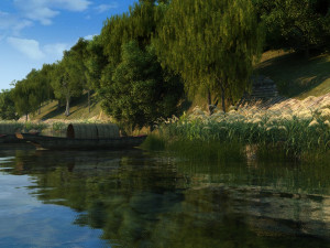 stone bridge Modèle 3D
