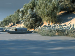 stone bridge Modèle 3D