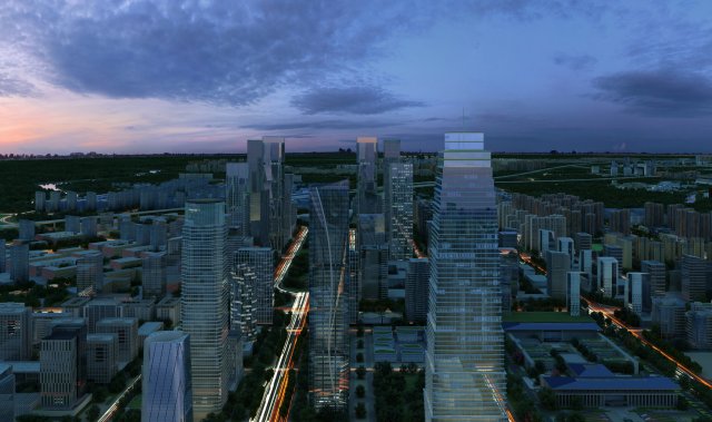 city building 3D Model .c4d .max .obj .3ds .fbx .stl .blend 