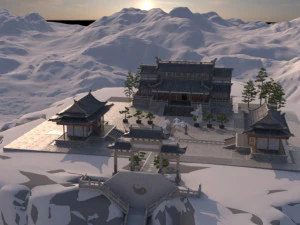 temple 3D Model