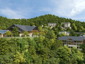 vista de la ciudad Modelo 3D