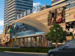 city commercial street Modelo 3D