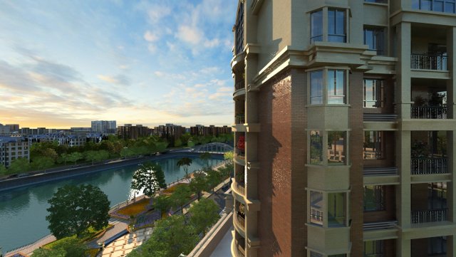 city building 3D Model .c4d .max .obj .3ds .fbx .stl .blend