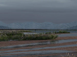 sulak alanlar 3D Model