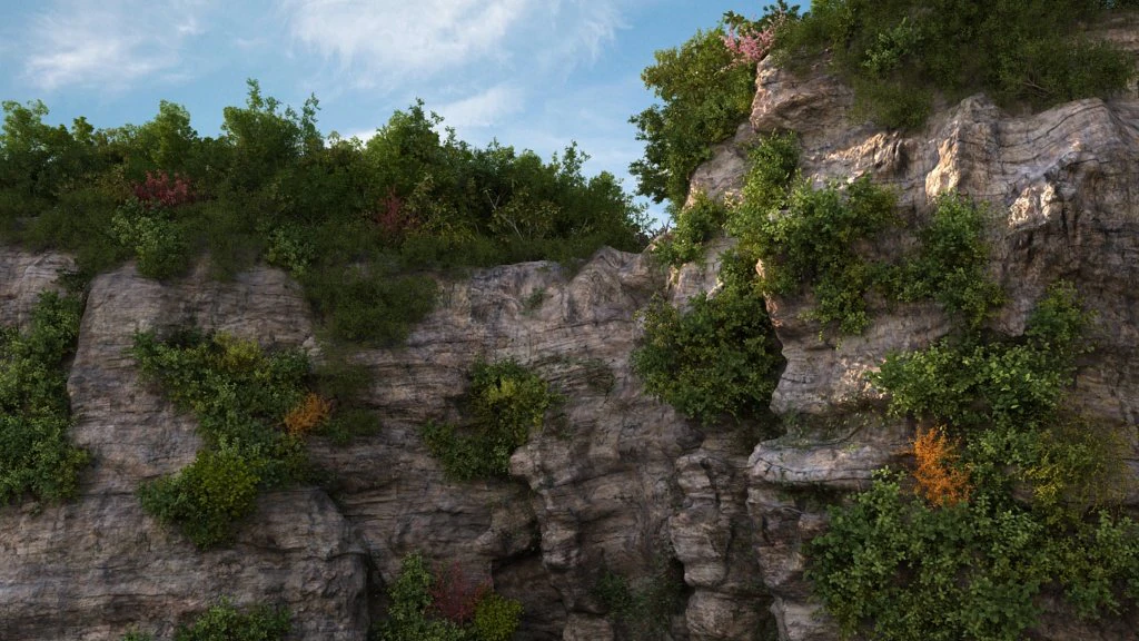mountain 3D Model .c4d .max .obj .3ds .fbx .stl .blend 
