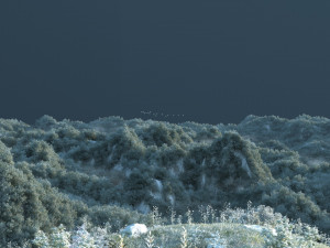 mountain forest 3D Model