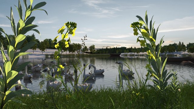 wetlands 3D 모델 .c4d .max .obj .3ds .fbx .stl .blend 