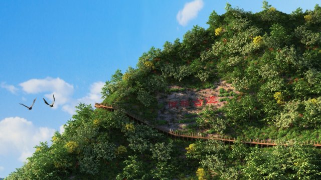 ancient plank road 3D Модель .c4d .max .obj .3ds .fbx .stl .blend 