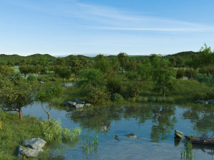 wetlands 3Dモデル