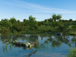 wetlands 3Dモデル