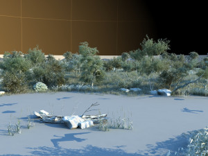 wetlands 3Dモデル