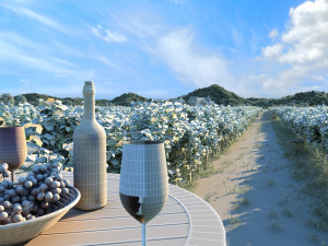 vineyard 3D-Modell