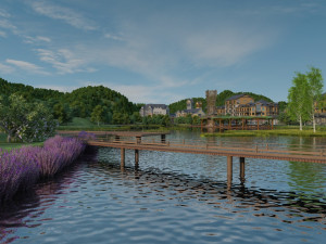 park landscape Modèle 3D