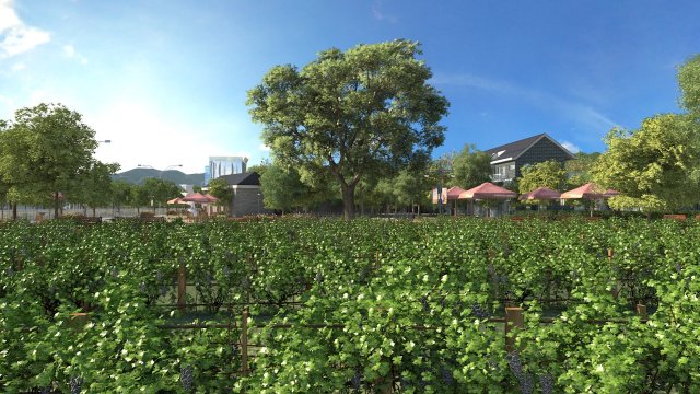 town building 3D Модель .c4d .max .obj .3ds .fbx .stl .blend 