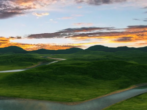 natural landscape 3D 모델