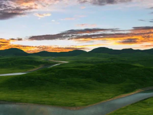 natural landscape 3D Model