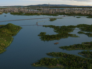 wetland landscape 3Dモデル