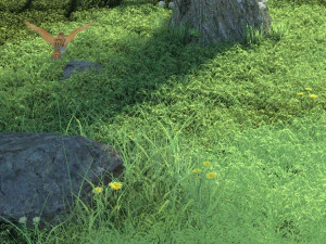 tree under the bird 3D Model